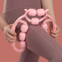경락 근육 이완 다리 허벅지 얇아지는법 종아리 알빼기 360도 요가링, 라이트핑크 360도 요가링