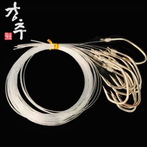 강추 외수질 채비 생미끼 묶음바늘 10개입 광어 우럭 선상 낚시