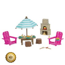 인형의집 소품 벽난로 파라솔 캠핑놀이세트 집콕육아 조카생일선물 소장용