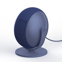 탁상용 무엽 선풍기 사무실 무음 3단 조절 USB 탁상용 선풍기, 청색