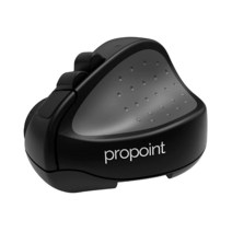 Swiftpoint ProPoint 무선 인체 공학적 마우스 프레젠테이션 클리커 소프트웨어 수직 펜 그립 가상 레이저 포인터 스포트라이트 겸비 아이패드와 호환 iOS 앱 포함 블랙
