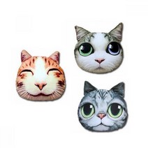 고양이 디자인 쿠션 기본사이즈 15종 택1 쇼파큐션 케릭터쿠션 북유럽쿠션 침대쿠션 인테리어쿠션, 03생각할고양