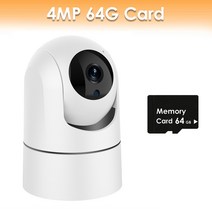 Larmtek IP 홈카메라 홈캠 무인카메라 32GB, 08 4MP 64G Card, EU 플러그