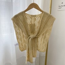 (당일발송)케이에스 샵 고급 케이프 숄더 니트 머플러 숄 가디건