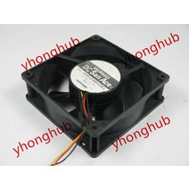 SANYO-DENKI 109R1248H1D01 DC 48V 0.15A 3-와이어 120x120x38mm 서버 냉각 팬, 01 고정 컬러_01 Black