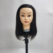 클러버 미용사 국가고시 시험용 100%인모 18인치 자격증 통가발