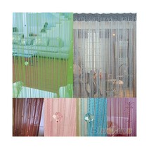 주렴 현관문 비즈발 책장 String 문 커튼 플라이 스크린 분배기 룸 창 장식 DIY 블라인드 술 드레이프 40pcs 비즈 C1HQ