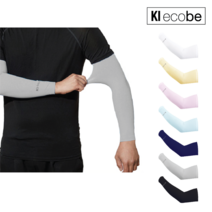 KI ecobe 에코비 무봉제 스포츠 쿨토시 냉감 쿨맥스 팔토시(10개 구성세트), KI ecobe 쿨토시 네이비_10개