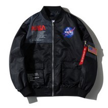 NASA-KJ 남자야구복 봄 가을 자켓 항공점퍼 빅사이즈 캐주얼