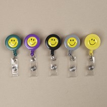현모양처 무료배송스마일 릴홀더 사원증 명찰 집게 5p세트, 상세페이지 참조