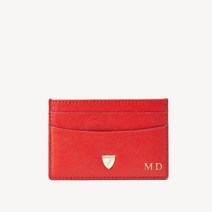 아스피날오브런던 Slim Card Holder 여성카드지갑 스칼렛