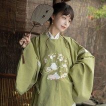 누빔 빈티지 퓨전 전통 한복치마 무늬 계량 자락 의상 소매 복고