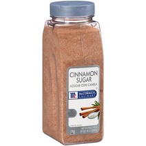 McCormick Culinary 시나몬 설탕 8221g(32온스) 설탕 향신료 용기 1개 쿠키 페이스트리 케이크 토르트 및 파이에 적합, Cinnamon Sugar