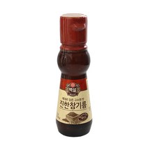 CJ백설 진한참기름110ml/백설/참기름/들기름/기름/식용유, 진한참기름110ml