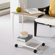 키모 심플 세로 수납 사이드테이블, 오크, KM-T3001(오크)