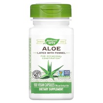 알로에정/겔 Aloe Latex Fennel 140mg 100 VegCaps