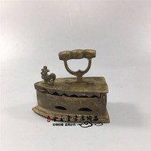 옛날다리미 구식다리미 순수 구리 구식 철 구리 철 수탉 숯 철 필름 및 텔레비전골동품