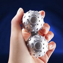 ecolucky 마사지볼 스피너 행성피젯볼 회전볼 키덜트토이 호두알 손운동, 마사지볼 스피너 골드