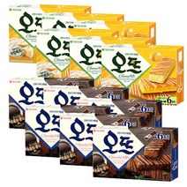 오리온 오뜨치즈144g 6개+오뜨쇼콜라150g 6개, 1박스, 150g