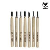 탑맨 보급형 조각도세트 KL-7 목공끌 조각도 조각칼 조각끌 목공칼 목공용끌 목공구 목공예 서각 조각 부산달동네