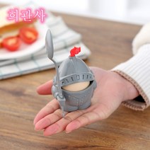 삶은 계란 1구 케이스 1p 보관 용기 달걀 에그 미니 홀더 캐릭터 귀여 Esyuse 증정, 스파르타