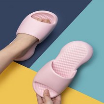 푹신한 층간소음 방지 발편한 쿠션 홈슬리퍼, (블랙)(40-41)