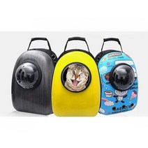 강아지가방 캐리어 고양이 슬링백 가방 앞가방 반려견, 란잉룬 표준 + 투명 그릴 + 돔 커버