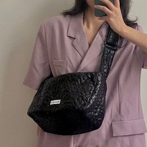 패딩토트백 퀼팅 가벼운 누빔 크로스 백 럭셔리 꽃 퀼트 여성 나일론 메신저 가방 대용량 숙녀 여행 핸드 복고풍 디자인 여성용 숄더