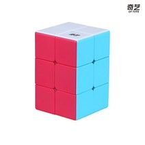 Qiyi 2x2x3 2x3x3 매직 큐브 223 큐브 332 블랙 233 전문 Magics 스피드 퍼즐 Cubo Kids 소년을위한 교육 재미 있은 완구, (10)223 stickerelss개