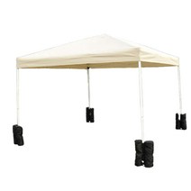 체육대회 천막 프레임+지붕+고정모래주머니 4p 세트 2.5x2.5m 색상다양, 2.5X2.5 블루