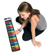 어린이 소프트 휴대용 롤 피아노 접이식 어린이집 음악 놀이 교구 유아 악기 초등 학교