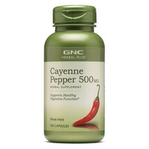 GNC 케이엔 카이엔 카옌 페퍼 500mg 100정 캡시컴, 1개, 기본