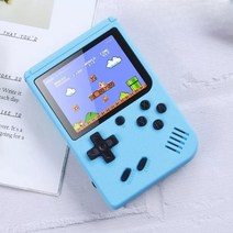 레트로 미니 오락실 게임기 sup 아케이드 8비트 추억의게임 미니 오락기 고전 620가지, 하늘색