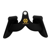 WNOEY LAT 케이블 기계용 풀다운 바 부착물 T 바 V 부착물 뒷면 삼두근 강도 훈련 핸들 32cm(12.6인치) 530818, LF04