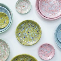 본에나멜웨어 아일랜드브리즈 법랑볼 머그 앞접시 플레이트, 머스캣 그린, 볼 그릇(12cm)