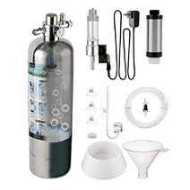 Clscea 5.5L CO2 실린더 발생기 시스템 키트 수족관 및 수경 듀얼 니들 밸브 (G900), G700S 2.4L(솔레노이드 밸브 포함)
