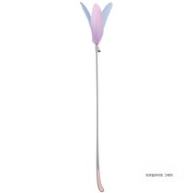 직거래 강인한 선녀 고양이 스틱 깃털 방울 애완동물 인터랙티브 고양이 훈련 고양이 스틱, 그레이, 62cm