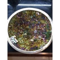 비스무트 천연 금속 크리스탈 광석 미네랄 무지개 광물 레인보우 보석 장식 인테리어, 11cm 비스무트볼3