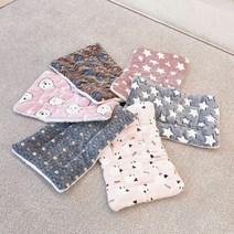 강아지 고양이 마약 방석 켄넬 개모차 유모차 극세사 애견 이불 담요, 5.왕별(그레이)