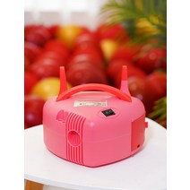 풍선바람넣는기계 행사무대 생일 프로포즈 에어펌프, 핑크 전동 펌프