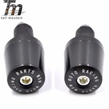 호환 pcx 오토바이 부품 악세사리 783939 22mm 핸들 바 그립 엔드 핸들 바 캡 엔드 플러그 honda yamaha suzuki for ktm ducati for 85, 검은색