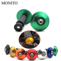 오토바이 핸들 엔드 바 밸런스드 플러그 슬라이더 핸들 바 캡 그립 msx 125 cb650r cb125r xadv x adv 750 x11 st1300 호환용, 초록