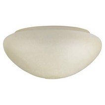 Westinghouse 조명 8704740 25.1 x 25.1 x 19.1 cm 호박색 스카보 연기 유리 버섯 모양 흰색 그늘 11.51, 단색, 한 사이즈