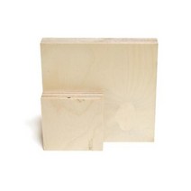 아이베란다 목재자투리모음 소품제작용 스트링아트재료, 8.자작나무합판 15T 150x150(4개)