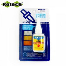 록스타 404 강력 다용도 순간 접착제 20g T-1618, 3개