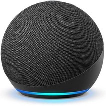 lg 블루투스 누구 스피커 신제품 오리지널 에코 도트 4 스피커 세대 2020 출시 알렉사 어시스턴트가 있는 휴대용 스마트, 검은색 시계 없음