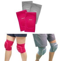 DAREM 어린이 아동 키즈 초등학생 무릎보호대 2P세트 3살 4살 5살 6살 7살 8살, 그레이