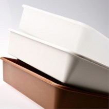 사각 트레이 보관 문구 화분정리 식탁위 전자기기 회사 책상위 승진선물 사장실 편리, 1개, 브라운