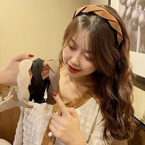 꽈배기 머리띠 헤어밴드 볼륨머리띠 귀안아픈머리띠 꼬임헤어밴드 심플머리띠 데일리 넓은머리띠 제니머리띠