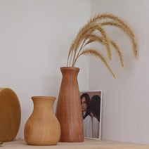 미니 원목 우드 나무 화병 인테리어 조화 꽃병 2 사이즈 [Mini Wood Interior Flower Vase 2 Sizes], M